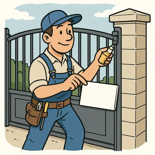 Entretien d'une motorisation de portail